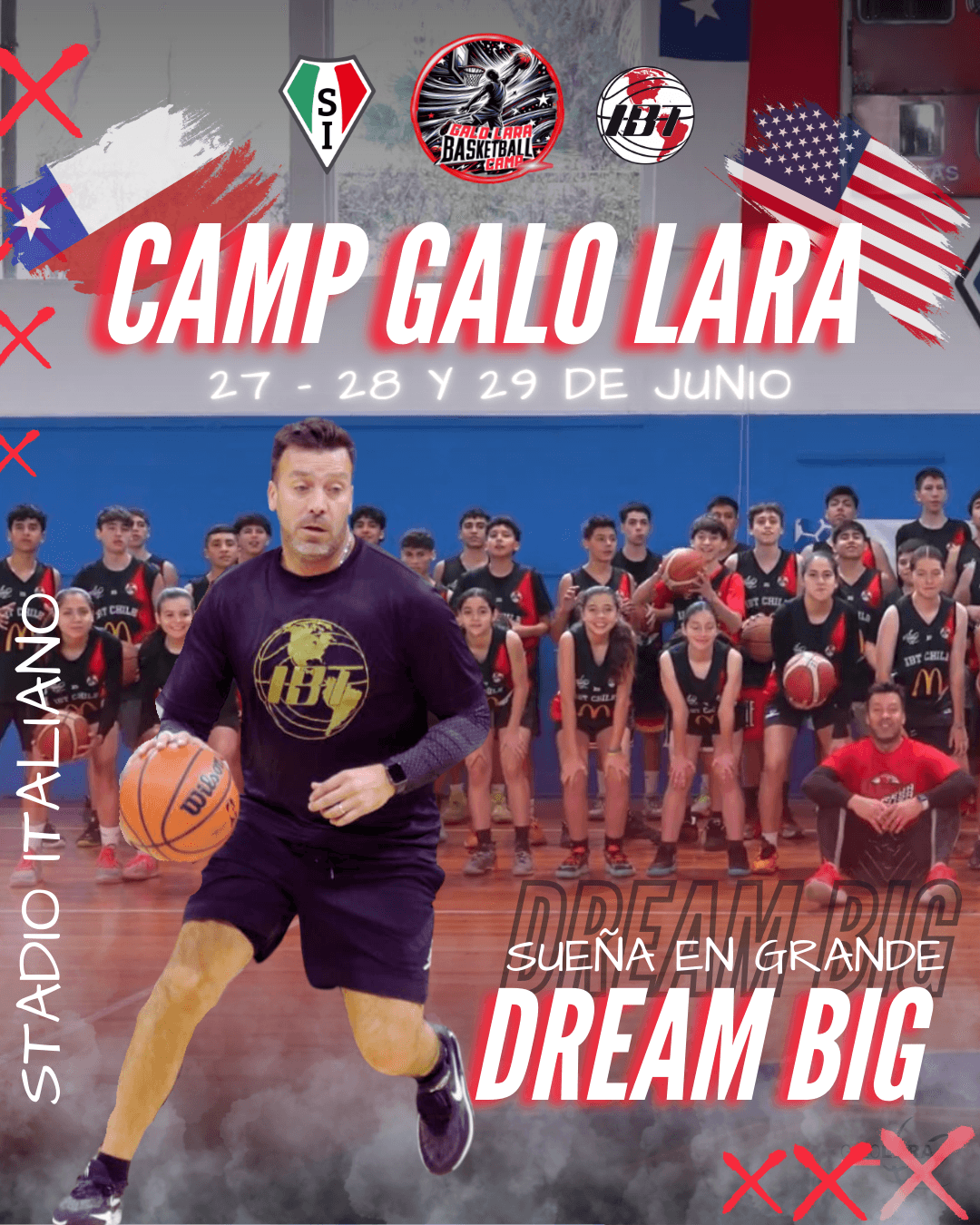 Coach Galo Lara regresa a Chile para la 3ra Edición del Camp IBT Chile – AGOTADO